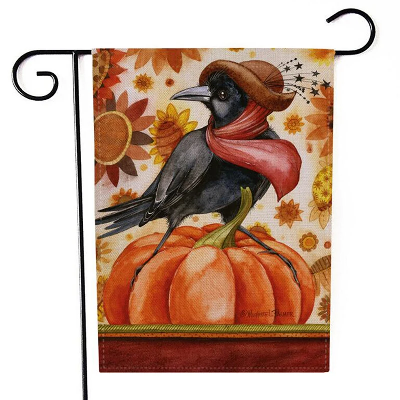 Creative Halloween Garden Flag House Decor Garden Balcony Outdoor Home Decor Flag - Цвет: Style C