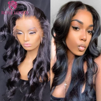 

Full Lace Wig Body Wave Wig Pre Plucked Body Wave Human Hair Wigs 180% Brazilian Remy Hair Human Hair Lace Front Wig