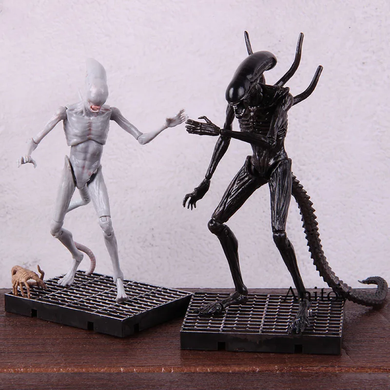 Hiya игрушки изысканный мини чужой завет чужой Neomorph& Xenomorph фигурка из ПВХ, Коллекционная модель, игрушка 2 шт./компл