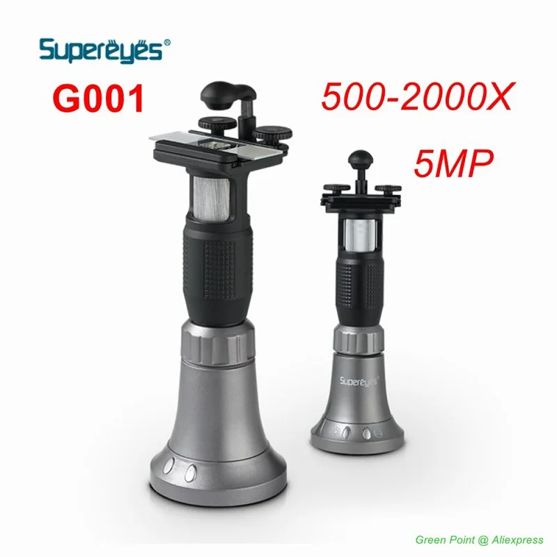 

2000X 5MP Handheld Electronic Biological Microscope G001 2594*1922 Ultra-Clear Resolution Display For Plant Section Observation