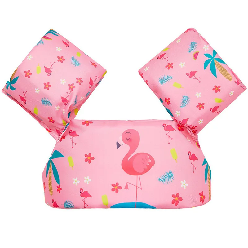 Flamingo niños brazo de bebé flotador piscina Vida de dibujos flotar chaqueta chaleco de seguridad piscina Piscine Accesorios
