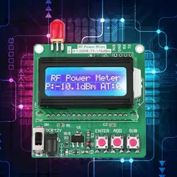 Wattmètre numérique LCD, ampèremètre, voltmètre, fréquence RF dBm 1 600MHz, valeur 75 ~ 16, atténuation Powe R4C6 