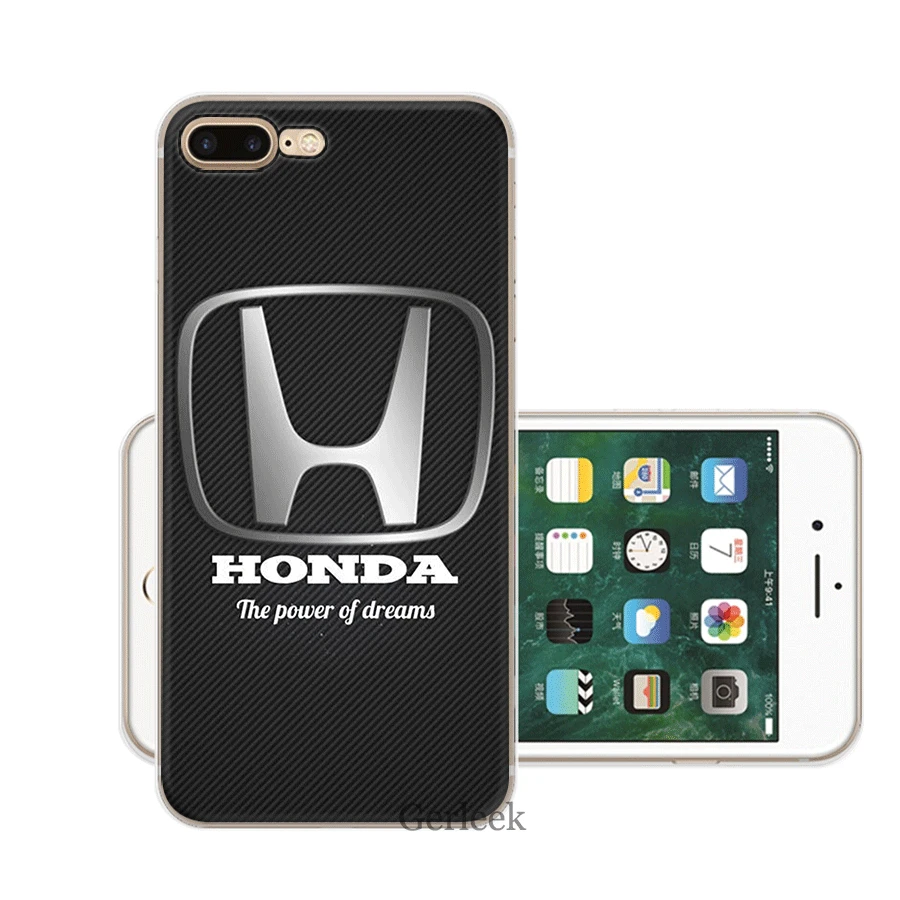 Mobile Cell Phone Case TPU for iPhone 11 Pro XR X XS Max iPhone 7 8 6 6S Plus 5 5s SE Cover Honda - Цвет: 9