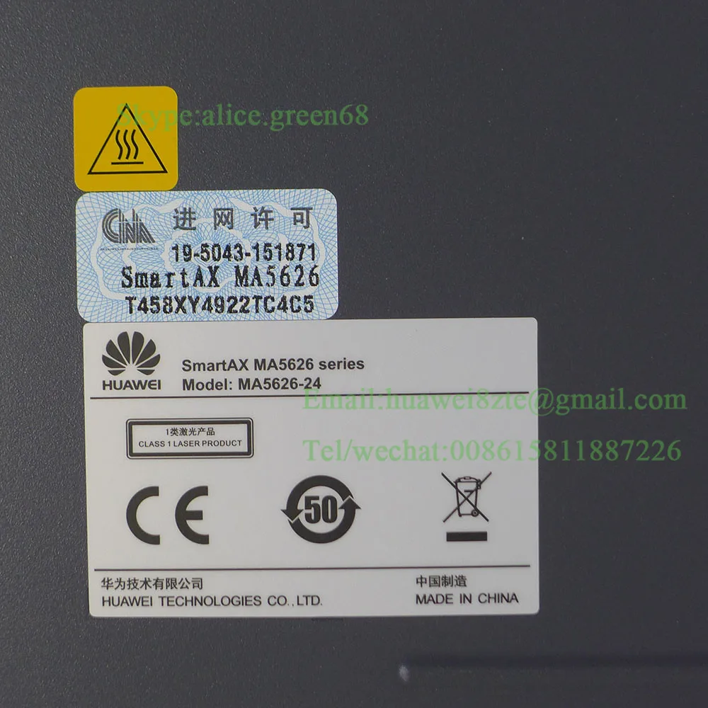 GPON или Терминал EPON ONT MA5626-24 с 16 портами ethernet применяются к FTTB