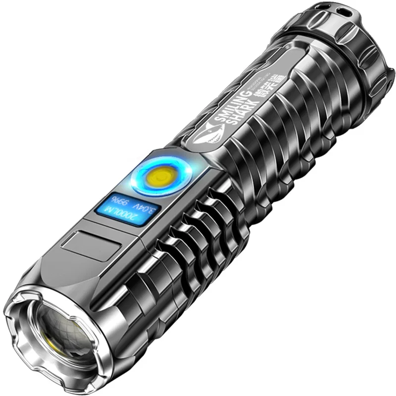 

P90 Hard Light Black Flashlight Change Focal Length Fishing Camping 2000lumen Fashion Led Flashlight Latarka Flashlights Ec50sd