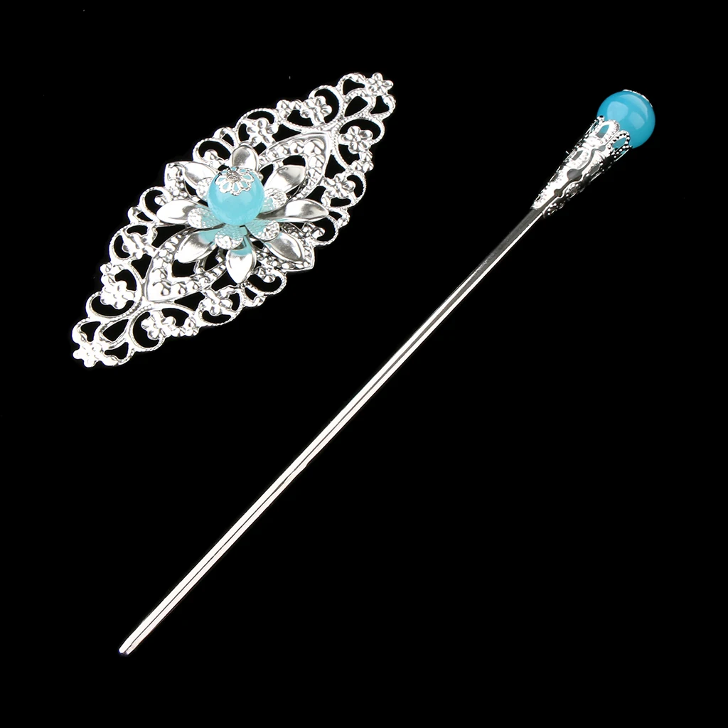Traditional Chinese Hairpin Rhinestone Antique Hair Sticks Hair Chopsticks Hair Styling Tools Women Headwear