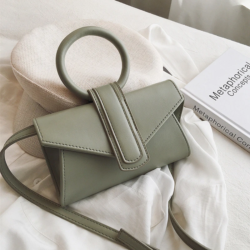 

Ladies Leather Envelope Bag Retro High Quality Pu Leather Handbags Casual Crossbody Bag Female Elegant Korean Style Handbags Sac