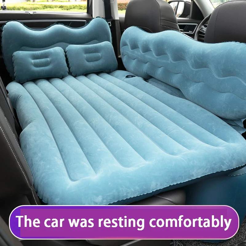 

Car Air Inflatable Travel Mattress Bed Universal for Back Seat Multi Functional Sofa Pillow Outdoor Camping Mat Cushion In Stock