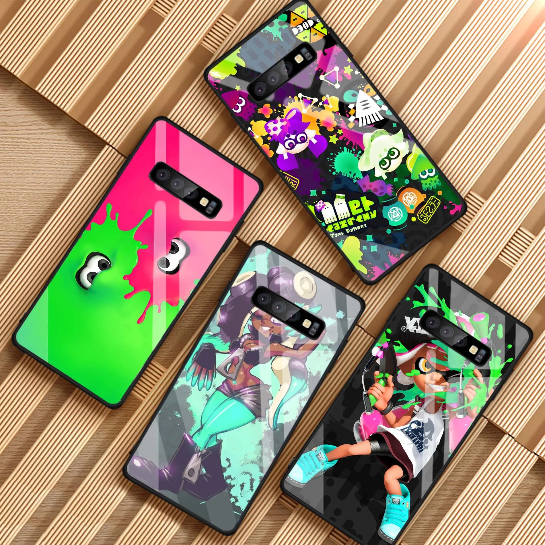 Жемчужный переключатель splatoon 2 для Samsung Galaxy NOTE 8 9 S8 S9 S10 PLUS A6 A6S A8 A7 J6 J8 2018 чехол