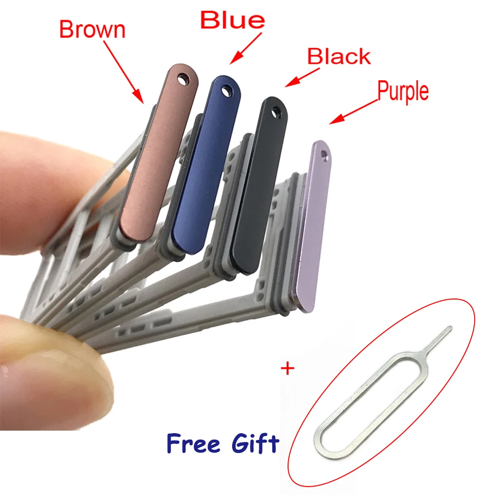 Sim Sd Card Trays For Samsung Galaxy Note 9 Dual Micro Sim Card Tray Slot  Holder Sim Slot With Pin - Sim Cards Adapters - AliExpress