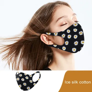 

1-20pcs Unisex Reusable -Dustproof Mask PM2.5 Windproof Foggy Haze Pollution Outdoor Mouth Mask Washable Printing Cover маска