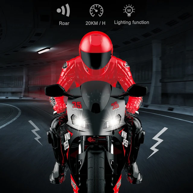 Mini Motorcycle Toy Kids Electric Remote Control RC Motorcycle 2.4Ghz Racing Motorbike Toys for Children moto telecommandé NSV 5