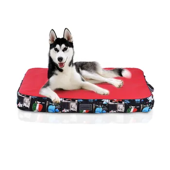 

Pet Bed Inflatable Large Pet Dogs Cats Pad Mat Bed with Cloth Cover Pillow Dog Cat Cooling Warm Suit for any Season