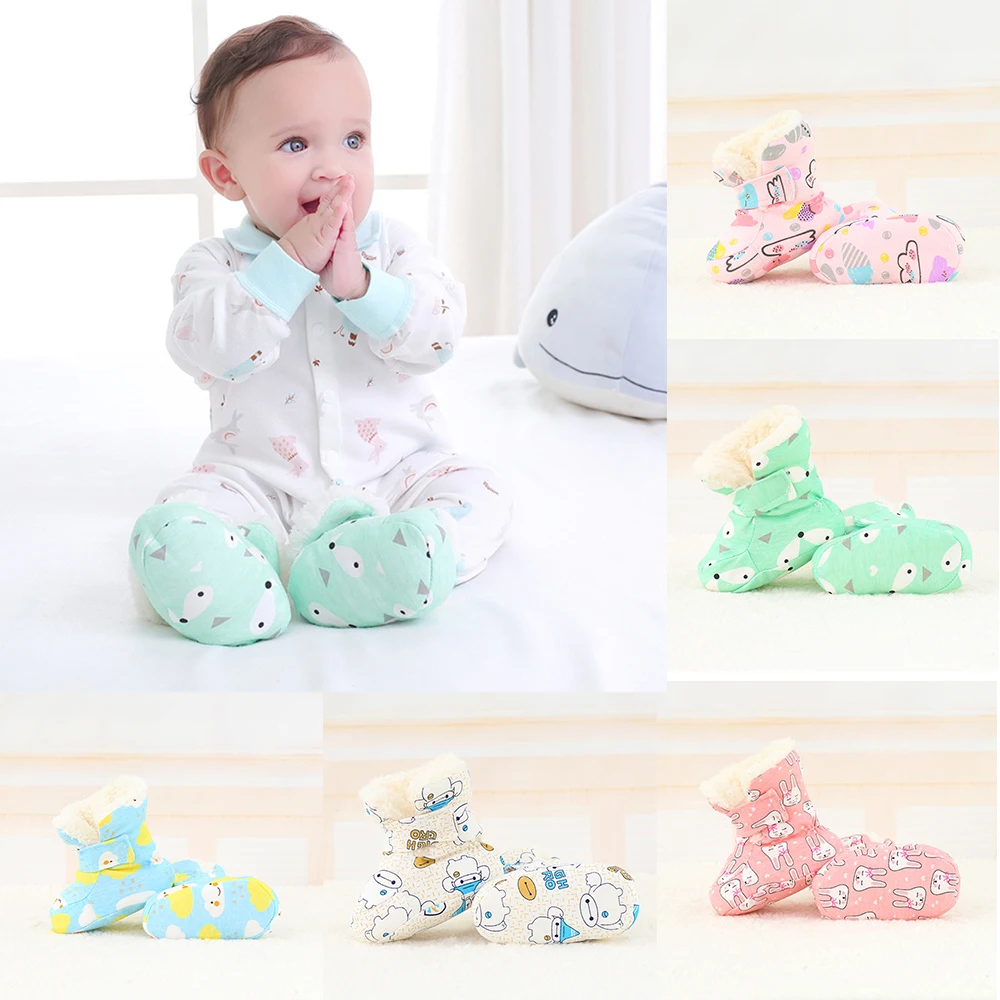 Malapina Toddler Autumn Winter First walker Shoses Soft Soled Casual Super Keep Warm Anti-slip Baby |