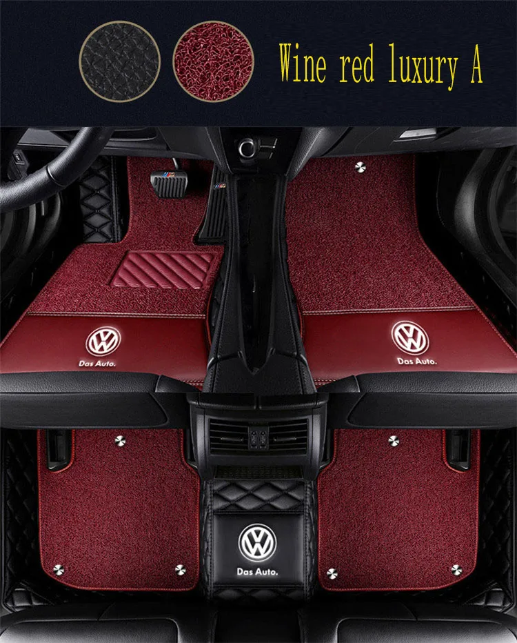 

Car floor mats with Logo/Brand Logo for Toyota Avalon XX30 XX40 Corolla Prado RAV4 5D high quality perfect car-styling rugs