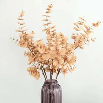 

Home Decoration Simulation Eucalyptus Artificial Flower Bouquet Wedding Arrangement Simulation Melaleuca Eucalyptus Leaves