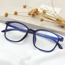 Квадратный прозрачный синий светильник, блокирующая оправа для очков для мужчин и женщин, золотые прозрачные очки для компьютера, очки, анти-синий светильник, очки