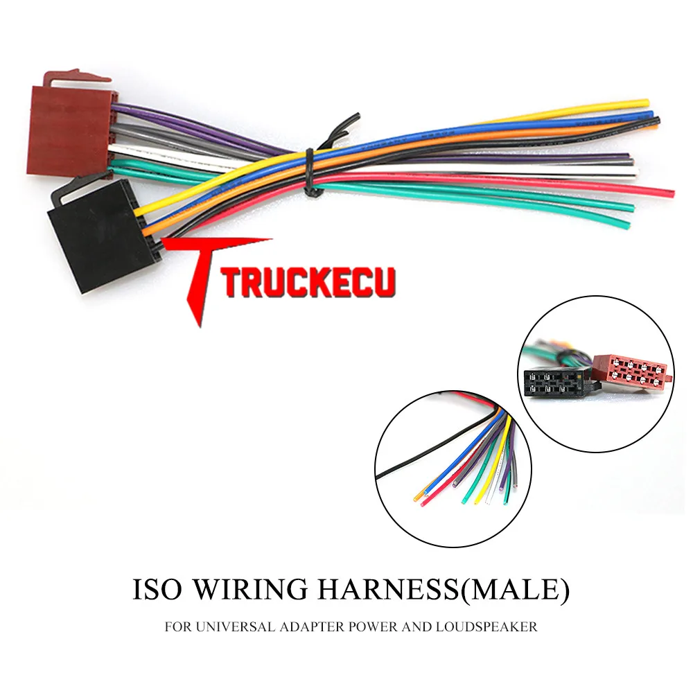 ISO(Male)UNIVERSAL ADAPTER POWER AND LOUDSPEAKER 12-001