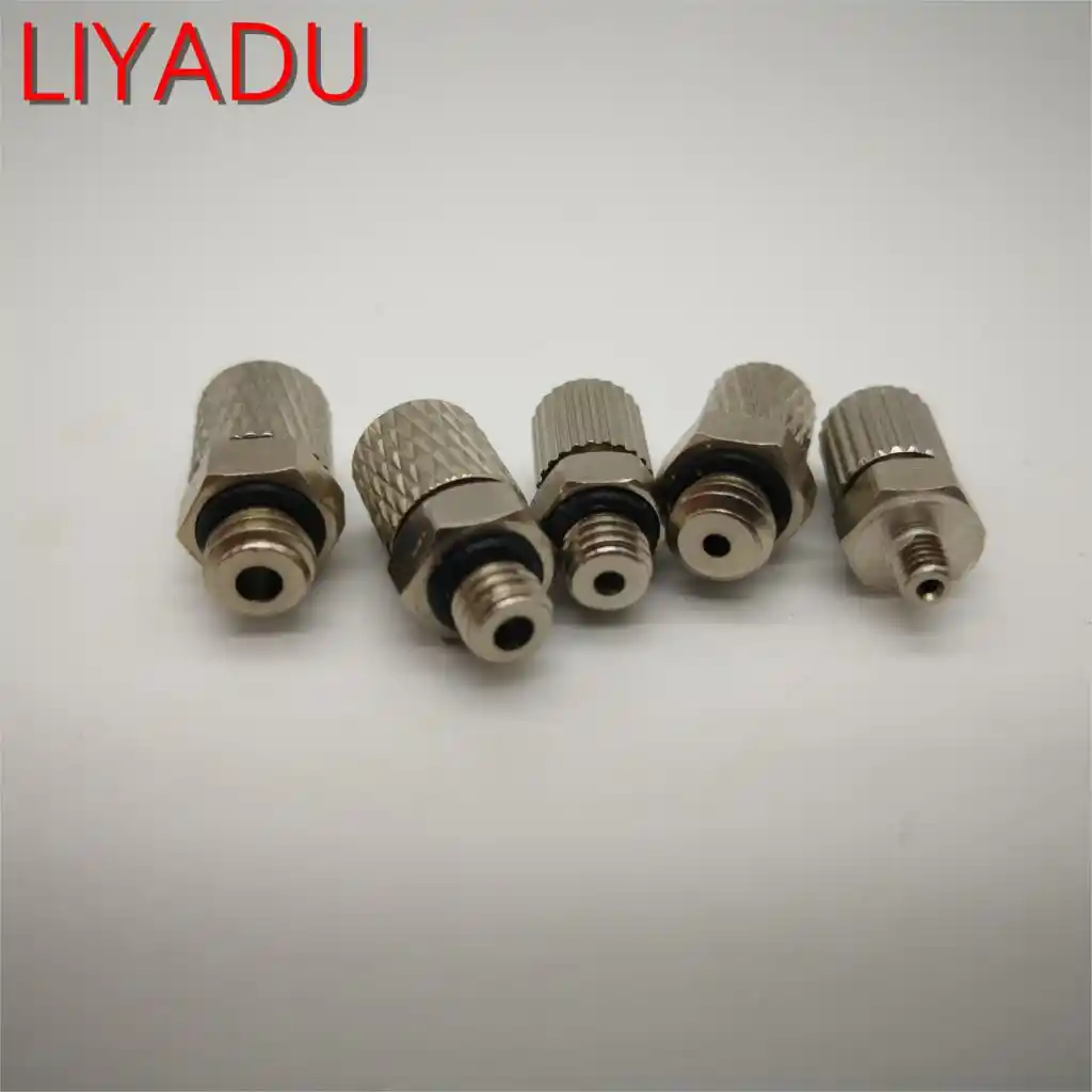 Mini Pneumatic fitting Male Thread M3 M4 M5 M6 Air Tube 3mm 4mm 6mm