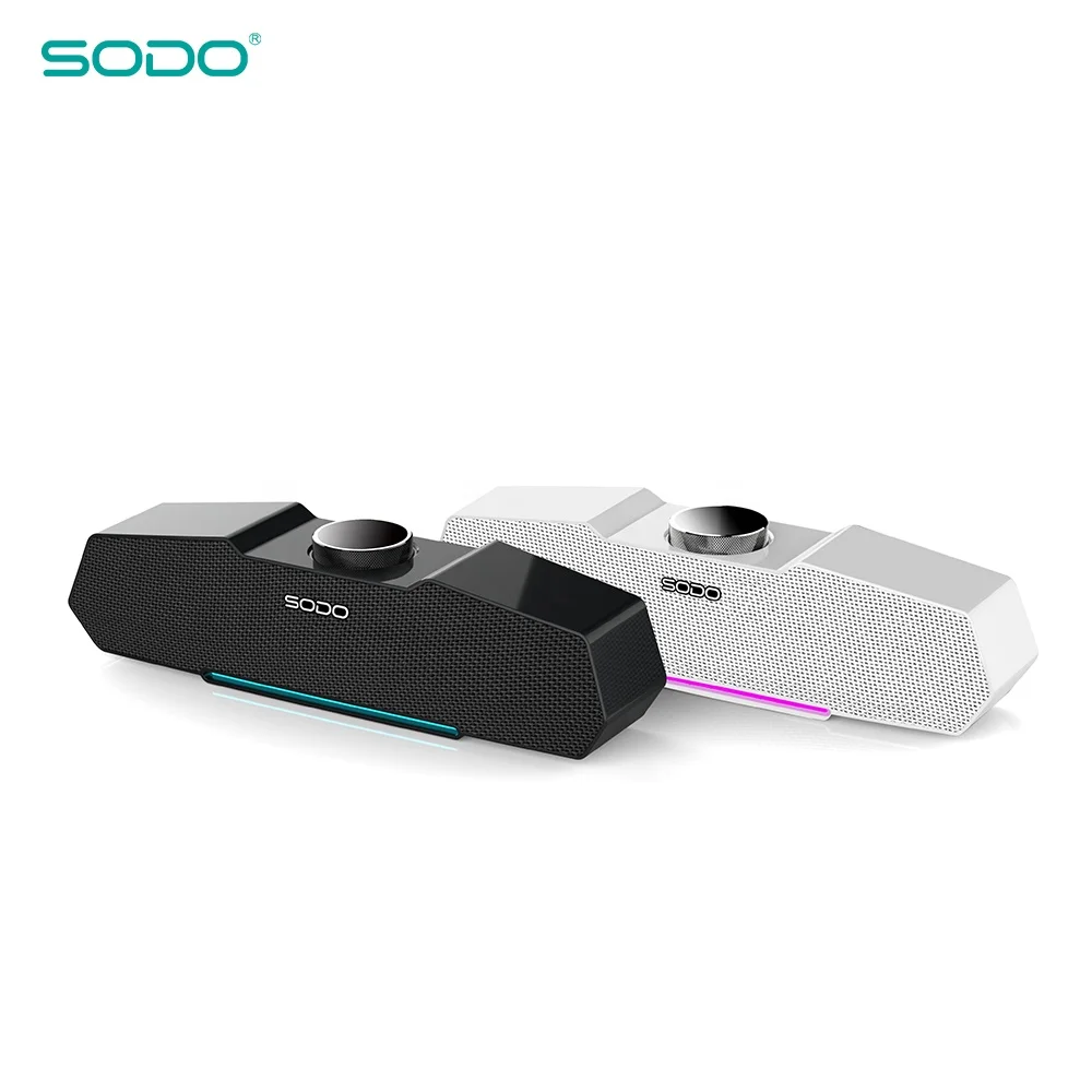 SODO L7 3D 10 Вт система бас сабвуфер Bluetooth беспроводной динамик светодиодсветильник