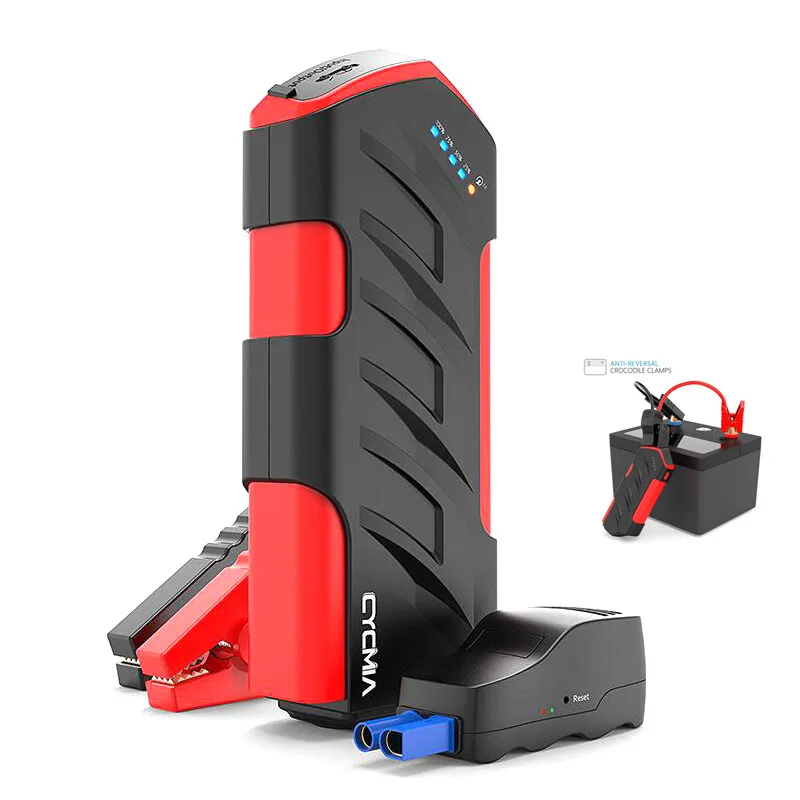 

11000mAh 12V Car Emergency Power Supply Dual Fast Charging Tech Jump Starter Universal Portable Battery Charger Car Power Bank