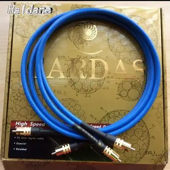 

Haldane Pair HIFI Rhodium Plated RCA Socket Cardas Clear Light Wire Cardas RCA Interconnect Audio Cables for CD DVD Player