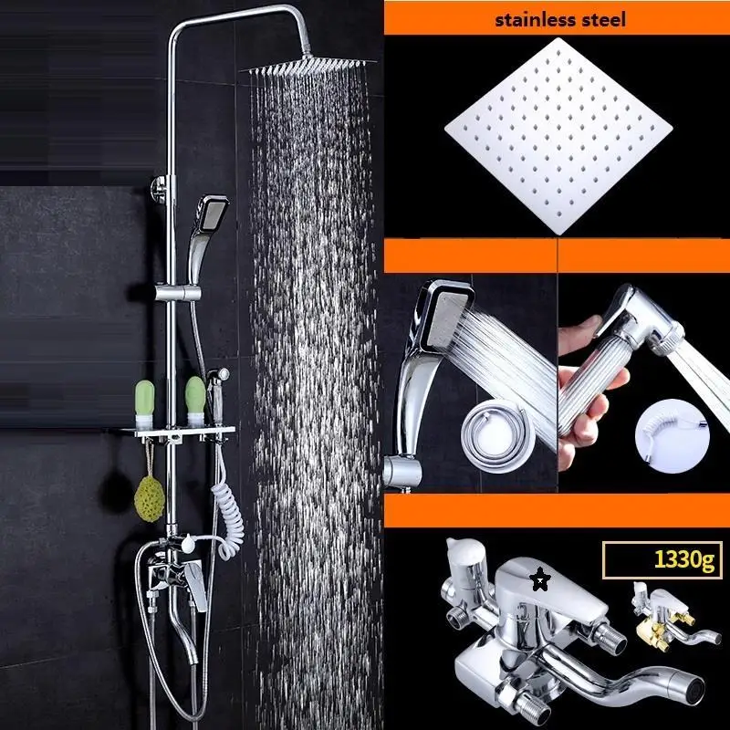 Salle De Bain Douche Painel Duschset Duschsystem Regadera Dusche Eletrico Chuveiro Do Banheiro Ducha Bathroom Shower System - Цвет: MODEL R