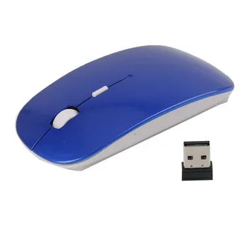 

2.4G wireless mouse ultra-thin USB optical ultra-thin mouse cordless computer PC laptop desktop
