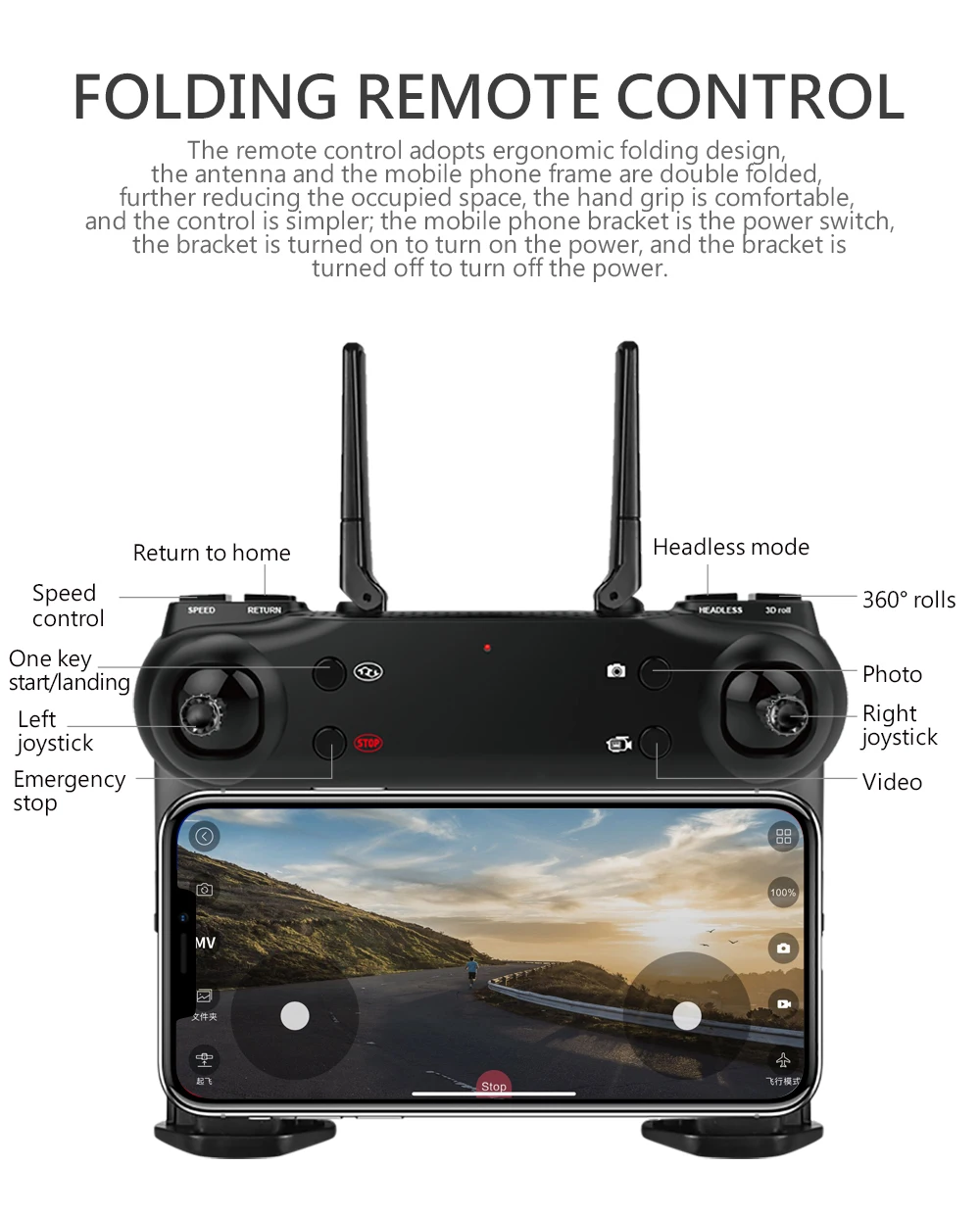 SG106 Wifi RC Drone 4K 1080P 720P HD Двойная камера оптический поток Аэрофотосъемка