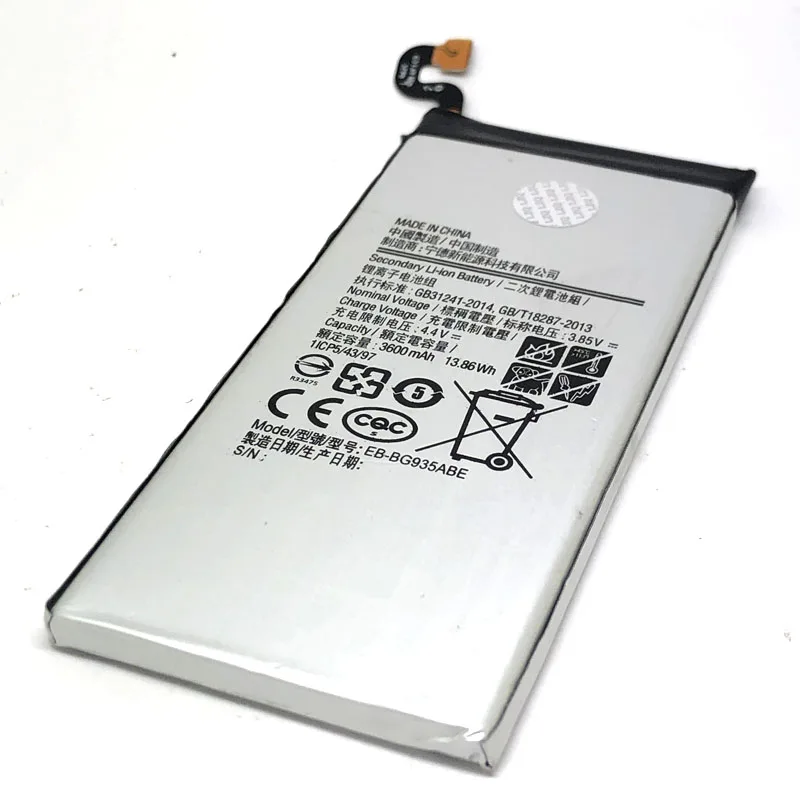 EB-BG935ABE Батарея для samsung GALAXY S7 край S7Edge SM G9350 G935 G935FD G935F G935W8 G935P G935A G935V G935T G935R4 Батарея