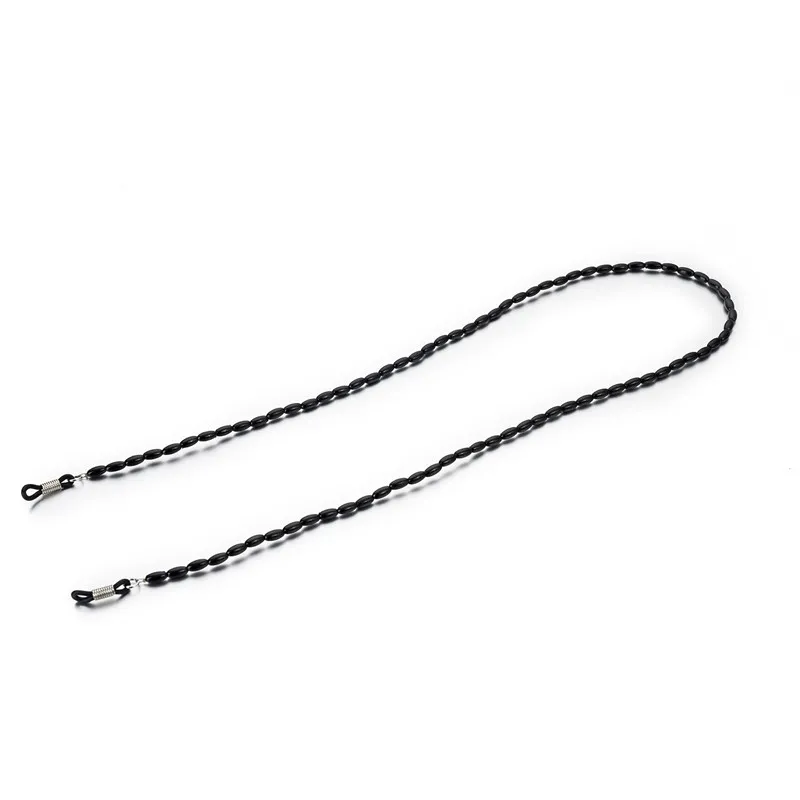 B Colorful Beads Acrylic Beaded Chain Eyeglasses Chains Reading Glasses Rope Sunglasses Strap Cord Holder Neck Band Accessories - Цвет: B