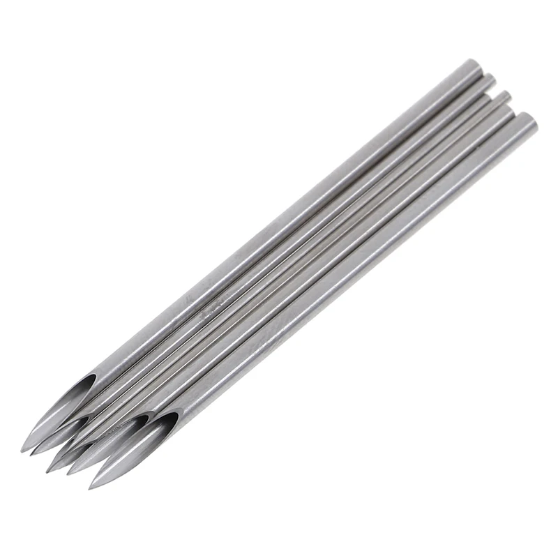 10pcs/set 12g/14g/16g/18g/20g Disposable Tattoo Piercing Needles For Navel Nipple Ear Nose Lip Tattoo Piercing Needles Kit Tool