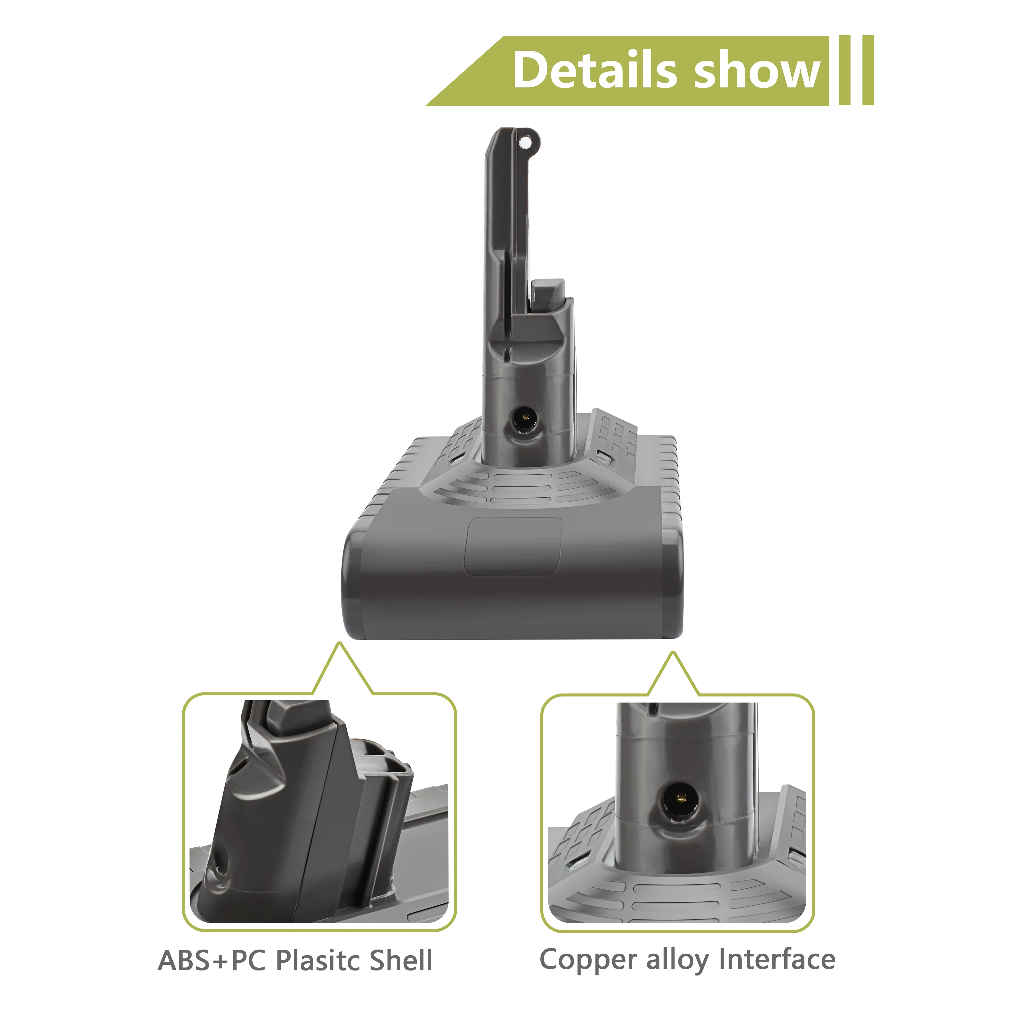 Cena BATTOOL 4000mAh 21.6V 18650 akumulator litowo jonowy do akumulatora Dyson V8 odkurzacz ręczny akumulator elektronarzędzia bateria