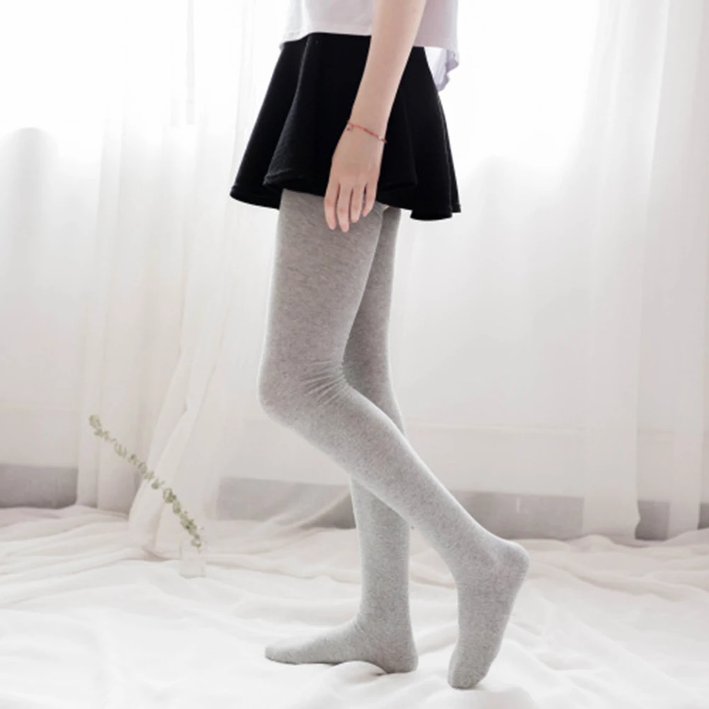 Зимние Для женщин носки теплые сапоги до бедра с заплатами на коленях, высокие гетры длинные хлопковые колготки; эластичная женская обувь Для женщин s женские длинные гетры - Цвет: Light gray