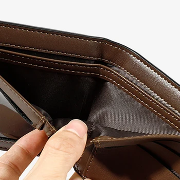 

New Fashion Wallets for Men with Coin Pocket Wallet ID Card Holder Purse Clutch with Zipper Men Wallet with Coin Bag Gift