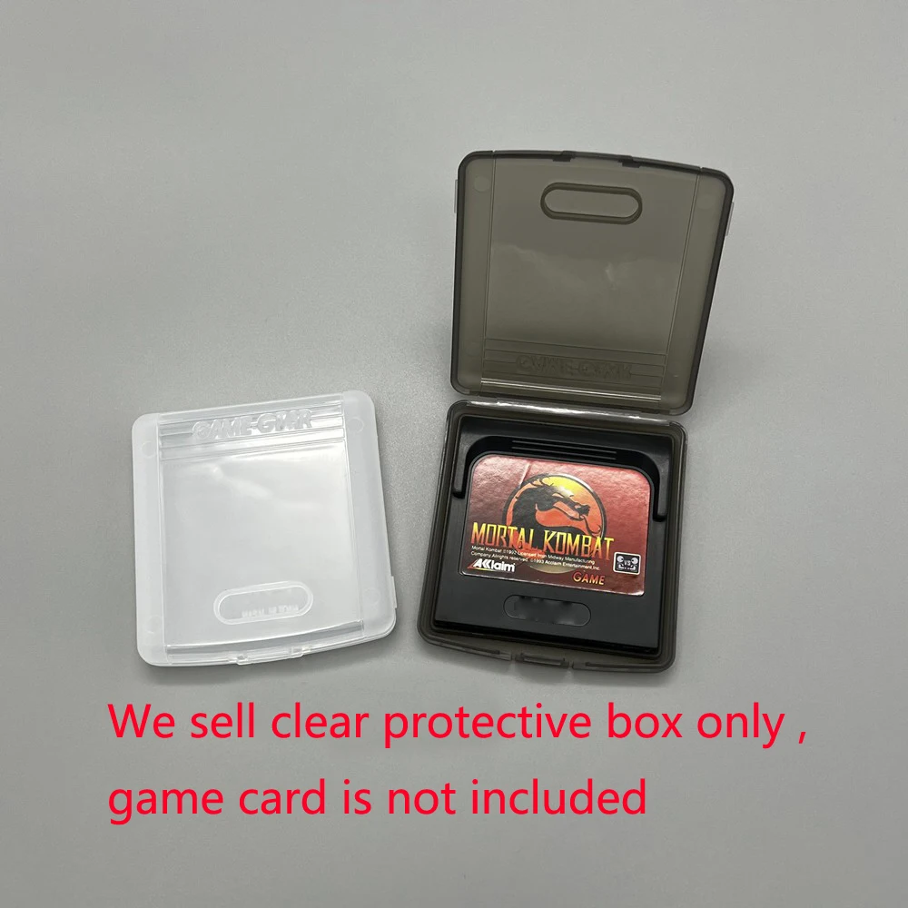 

100PCS Protective Cover Game cartridge game card display box For Sega GameGear GG Card storage Case