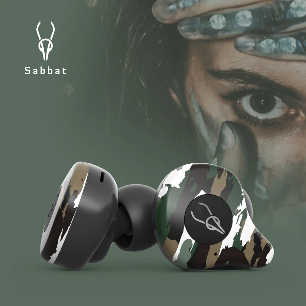 Sabbat E12 ультра Bluetooth наушники вкладыши TWS True Беспроводной с двойным микрофоном