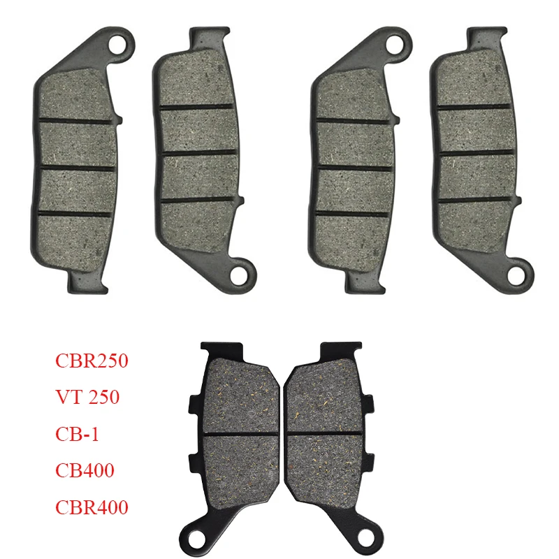 

Motorcycle Brake Pads Front&Rear For Honda CBR250RR 88-94 VT250 FL Spada Castel 88-90 NTV650 88-97 CBR 250 RR VT 250 NTV 650