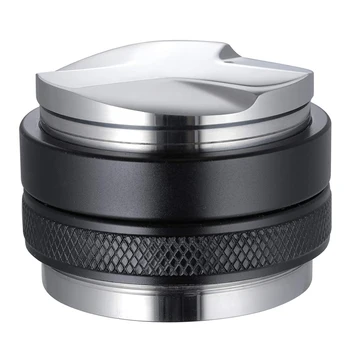 

53mm Coffee Distributor Tamper Dual Head Coffee Leveler Adjustable Depth Espresso Hand Tamper for 54mm Portafilter