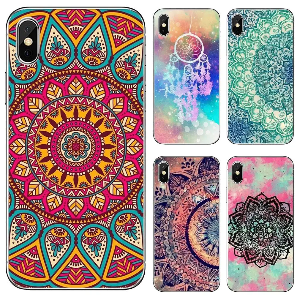 TPU Silicone Case For Huawei Honor 6 6A 7 7X 7A 7C 8 8C 8X 9 9X 10 10i 20 Lite Play Pro Colorful-Floral-Paisley-Flower-Mandala | Мобильные