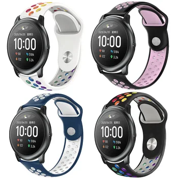 

Watch Band for Haylou Solar LS05 Smart Watch Silicone Sport Wrist Strap Bracelet for Haylou Solar Replacement Band Accessories