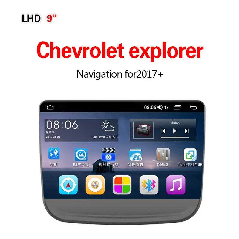4G8core4G32G Lionet gps навигация для автомобиля Chevrolet explorer+ 9 дюймов LC1014X - Размер экрана, дюймов: 4G8core4G32G