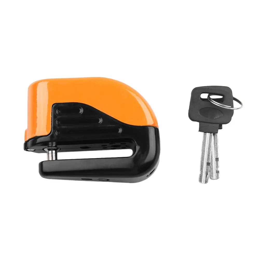 

Bicycle Mini Electron Alarm Disc Brakes Lock Mountain Road Racing Bike Anti Theft Security and Bicycle Lock Rope Wire 4 colors