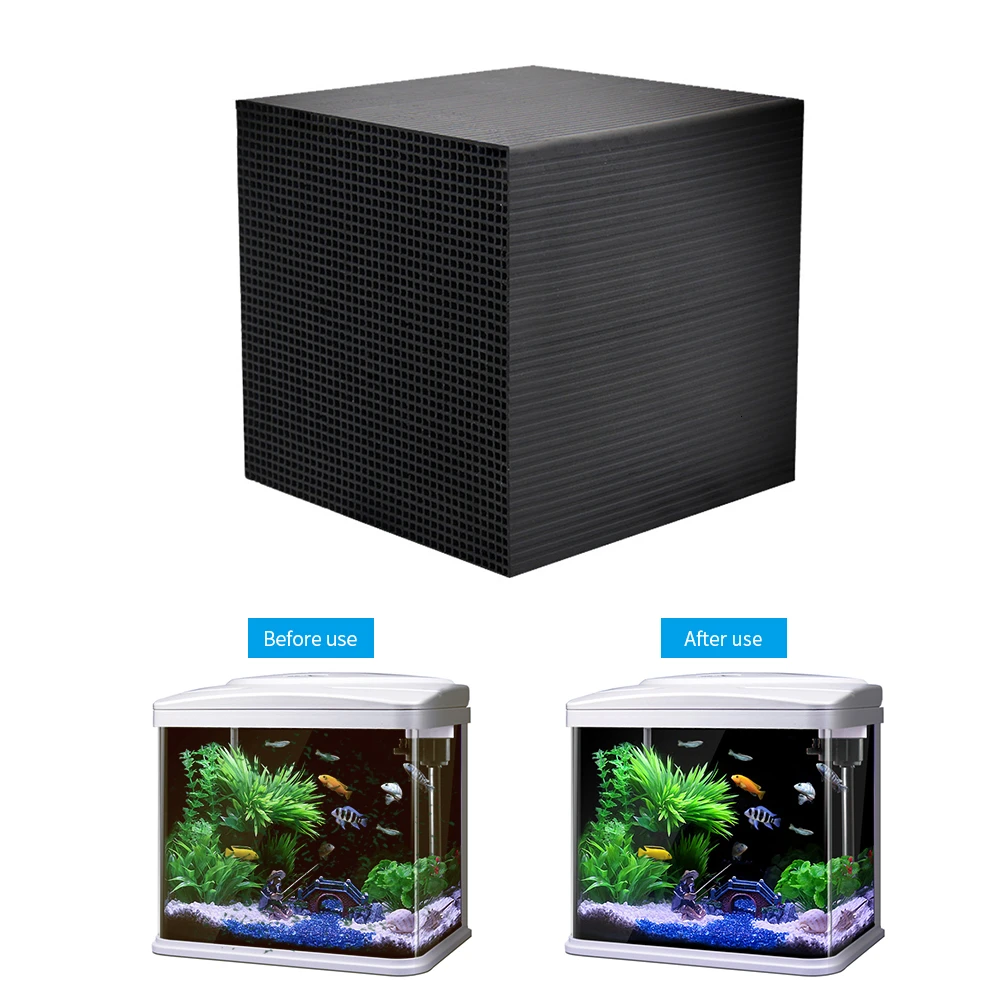 Эко аквариум очиститель воды куб ультра сильная фильтрация и поглощение нано