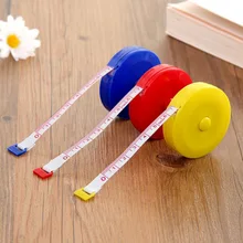 Автоматический тип сантиметровая лента-рулетка мини пластиковая линейка контроль веса лента измерения одежды лента подарок ноги 1,5 м