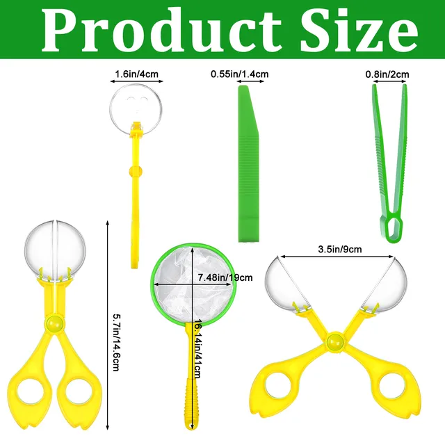 Clamp Toys Handy For Kids Collection Bug Clip Plastic Insect Catcher Scissors Educational Tweezers Camping Gift 3