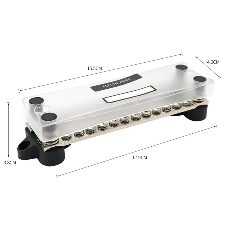 Dual bus bars with removable connecting link Bus Bars 9