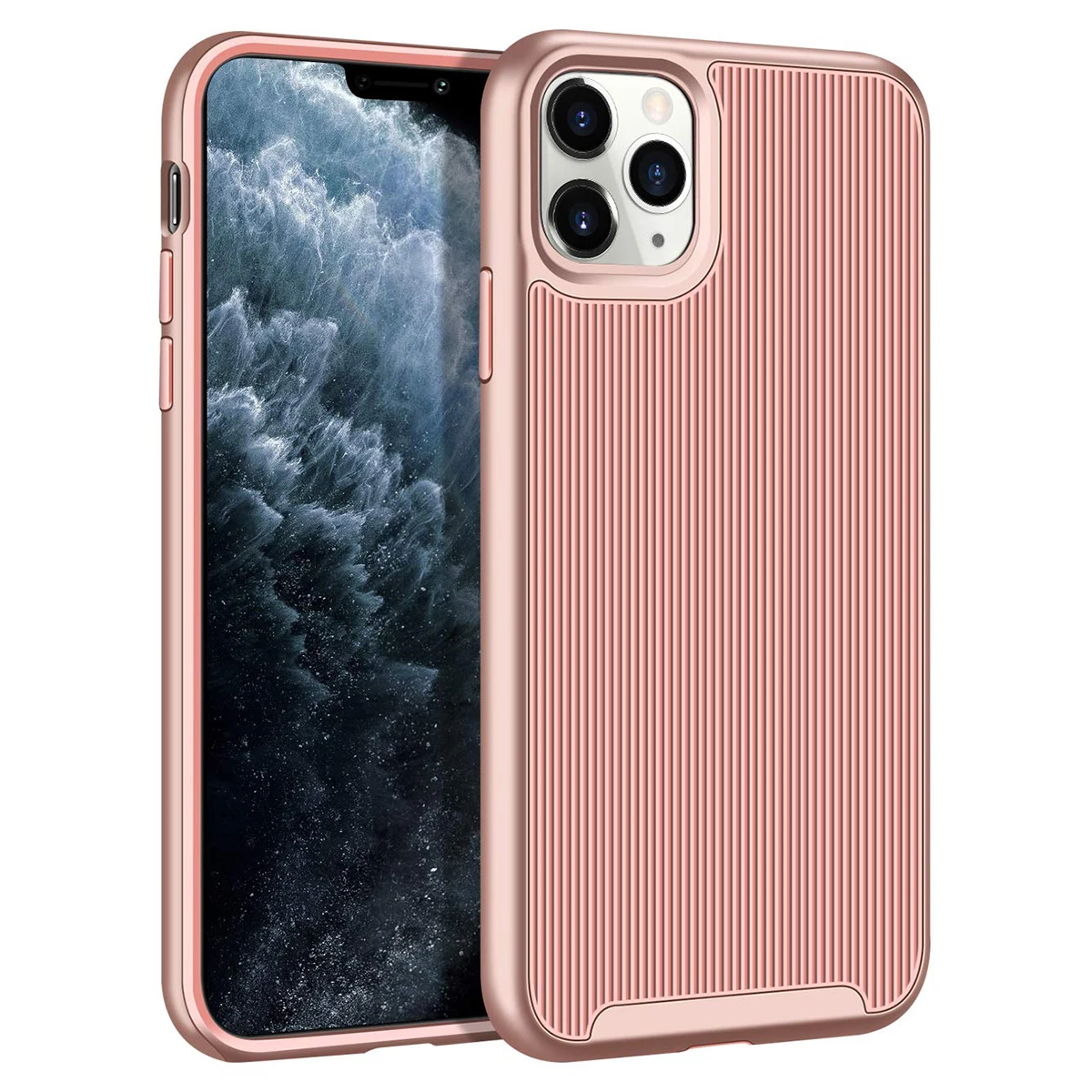 Чехол для iPhone 11 Pro Max 2019 тонкий гибридный ПК и силиконовый двухслойный чехол XR XS X Xs