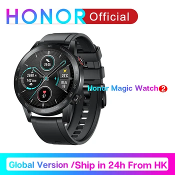 

Honor Magic Watch 2 46mm Smart watch Bluetooth GPS Music Play magicwatch 2 Smartwatch Phone Call Heart Rate For Android iOS