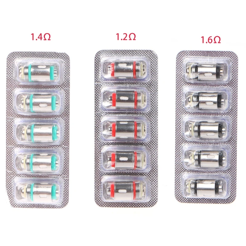 5Pcs/Set Replacement Coil Heads For JUSTFOG Q16 Q14 S14 G14 C14 1.2/1